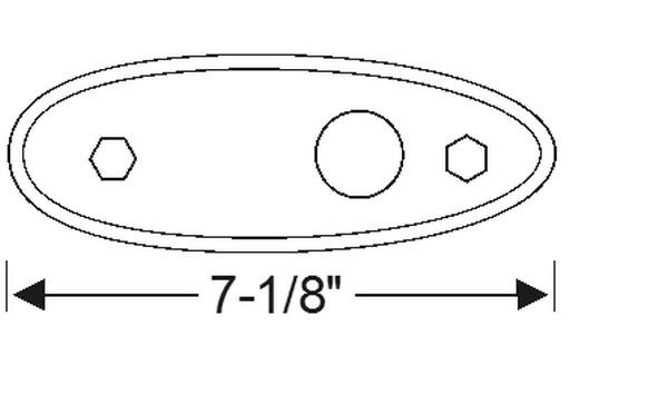 Taillight mounting pad