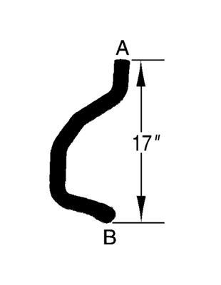 Curved Radiator Hose