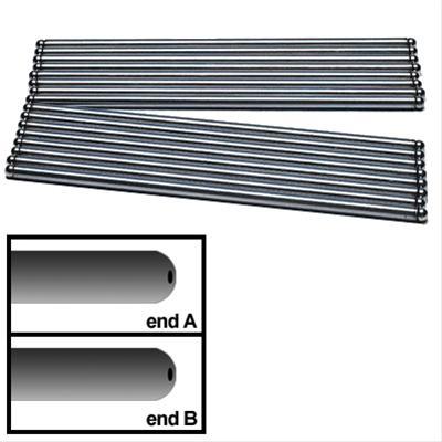 pushrods, 5/16", 245/245 mm, ball/ball