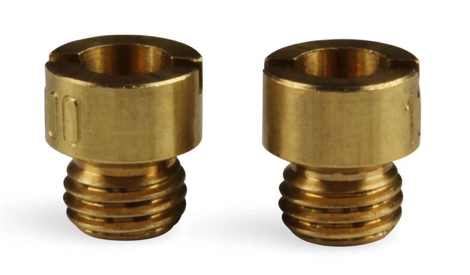 Carburetor Jets, Standard Main, Gasoline, Number 70, Jet Size 0.0735 in., Brass, 1/4 in.-32 Thread, Pair