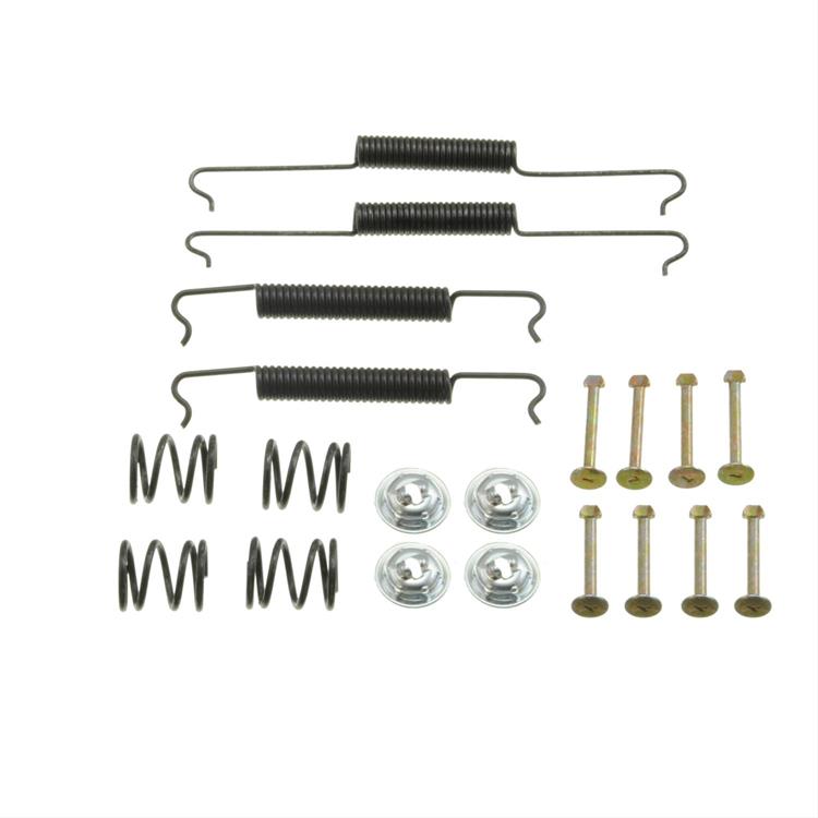 brake hardware kit, drum brakes, rear