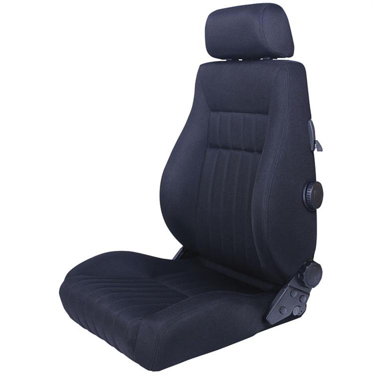 Sportseat Type Retro Black Fabrics