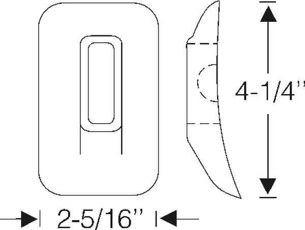 Grommets, rear bumper