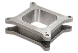 Carburetor Spacer, 2", Aluminium, Square Bore