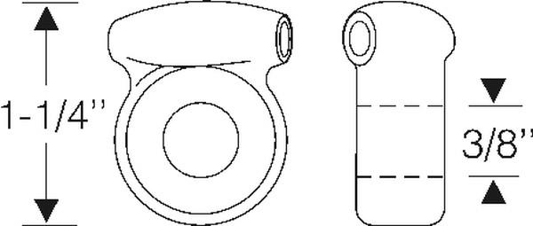 Grommet, choke cable suppt./ig