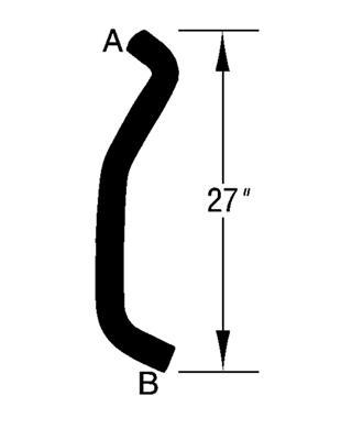 Curved Radiator Hose