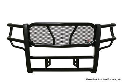 Grille Guard, HDX, 1-Piece, Steel, Black Powdercoated, Ford, Each