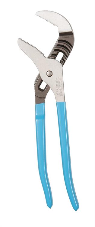 Pliers, Straight Jaw, High-Carbon Steel, 16.50 in. Overall Length, 4.25 in. Jaw Capacity, 8 Adjustments
