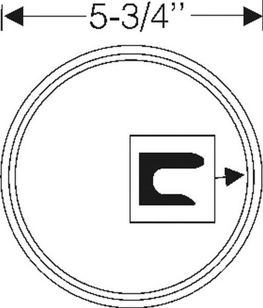 Fog light gasket