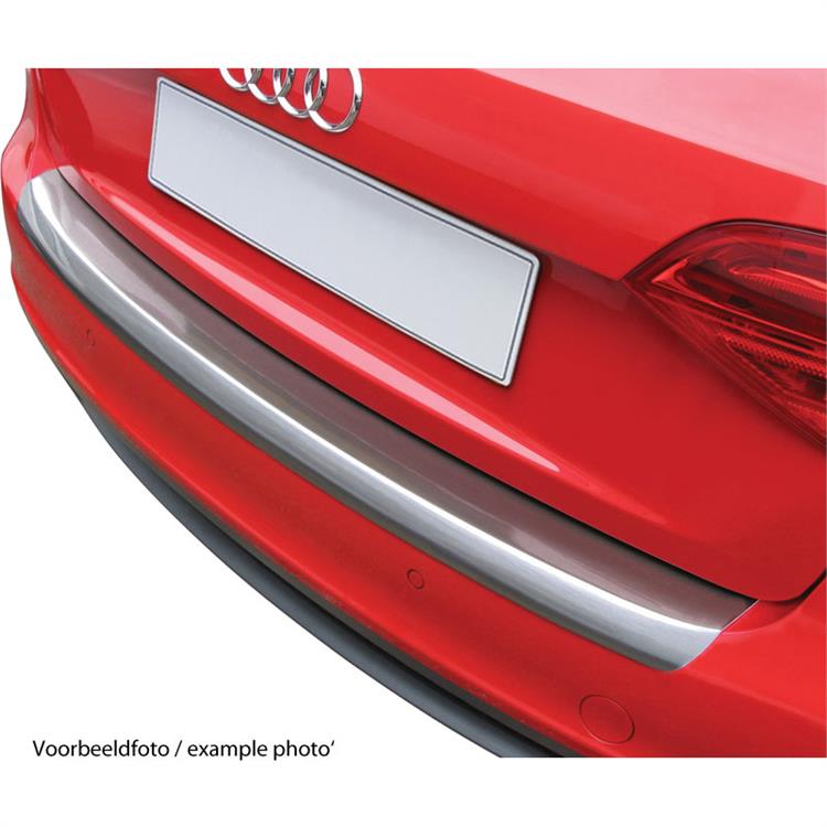 ABS Achterbumper beschermlijst Audi A6 Avant 2004-2008 excl. S6/RS6 'Brushed Alu' Look