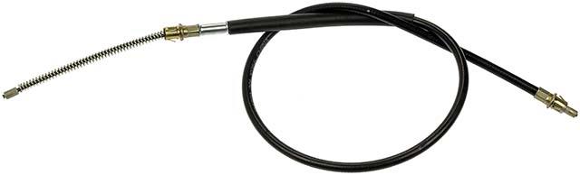 parking brake cable, 123,49 cm, rear left and rear right