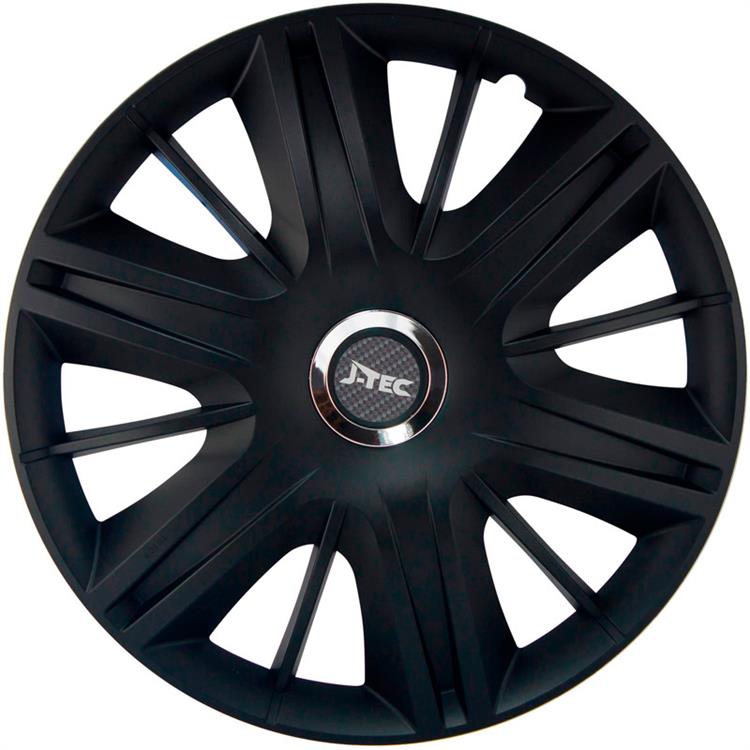 Set J-Tec wheel covers Maximus 13-inch black + chrome ring