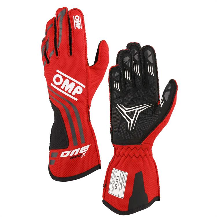 ONE EVO X GLOVES FIA 8856-2018 RED SZ. M