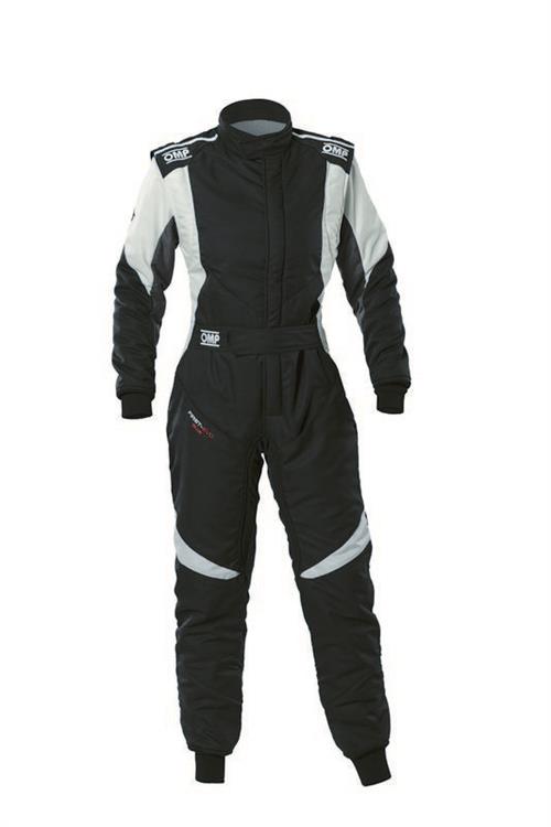 FIRST EVO ELLE OVERALL my2025 FIA 8856-2018 BLACK / WHITE SZ. 44