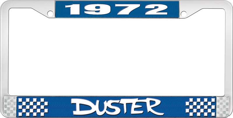 1972 DUSTER PLATE FRAME - BLUE