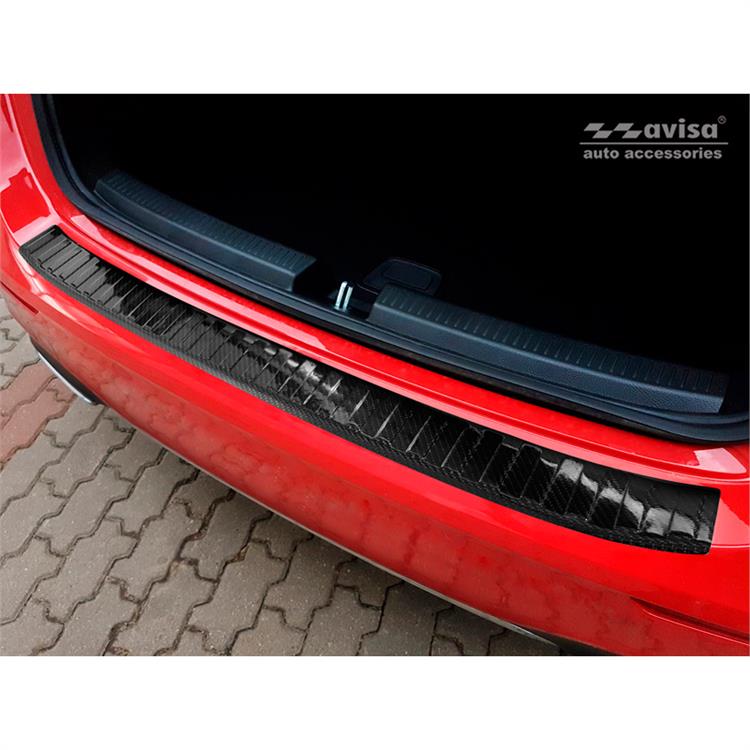 Real 3D Carbon Rear bumper protector suitable for Mercedes A-Class W177 2018-