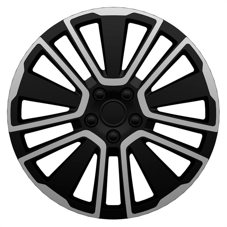 Set J-Tec wheel covers Scuba 15-inch silver/black