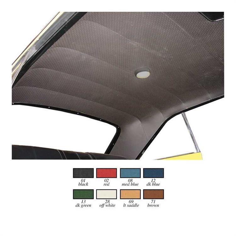 NON-PERFORATED GRAIN VINYL HEADLINER OFF WHITE