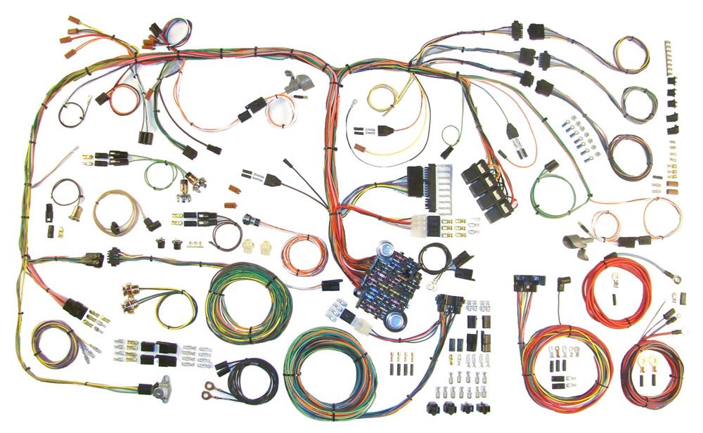 Wiring Harness, Classic Update Series, 18 Circuit, Front Mount Fuse Block