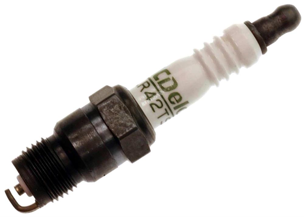 Spark Plug, Conventional Resistor, Nickel Alloy Tip, Tapered Seat, 14mm Thread, Chevy, Ford, Plymouth, Each