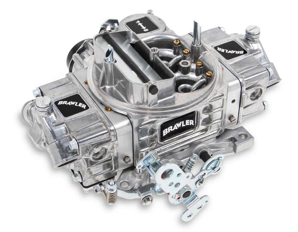 Carburetor, Brawler Die-Cast Series, 650 cfm, Mechanical Secondary, Electric Choke, 4-Barrel, Square Bore