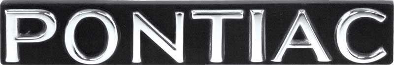 emblem grill "PONTIAC"