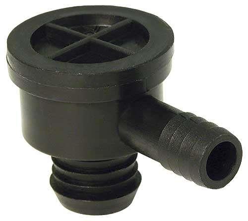 Check Valve/ Black Plastic/ Si