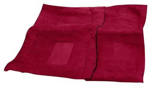 1964-66 BARRACUDA AUTO PASSENGER AREA CARPET SET WITH CONSOLE STRIPS-RED