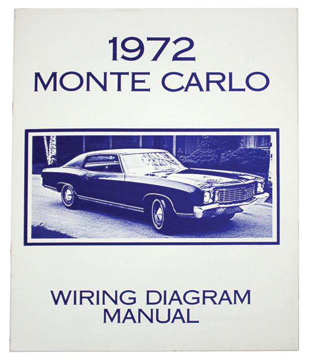 Wiring Diagram Manual, 1972 Monte Carlo - Dalhems