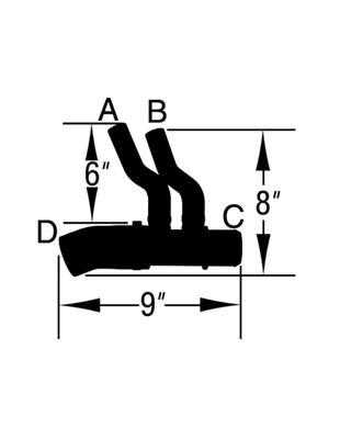 Curved Radiator Hose