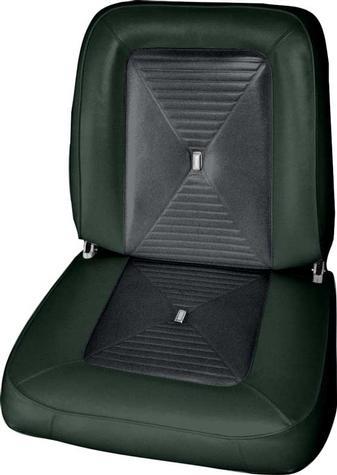 DODGE DART GT CONVERTIBLE BLACK VINYL REAR SEAT UPHOLSTERY