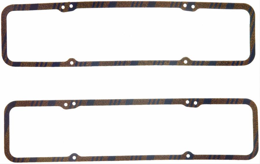 Valve Cover Gaskets, Blue Stripe Cork/Rubber, Chevy, Small Block, Pair