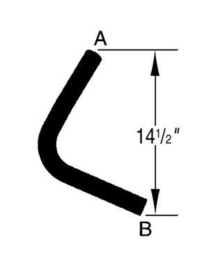 Curved Radiator Hose