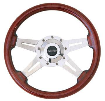 steering wheel "Le Mans" mahogany 355mm, 95mm deep