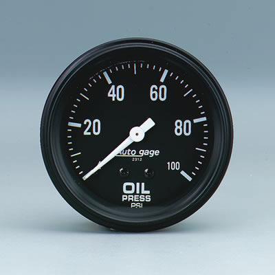 Oil pressure, 67mm, 0-100 psi, mechanical