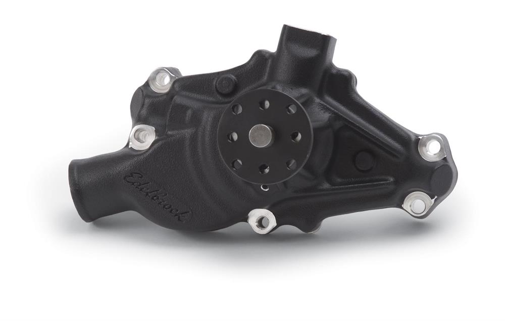 Water Pump High-volume, Aluminum, Black powdercoated