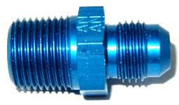 Adapter An6 x 3/8"npt, Blue