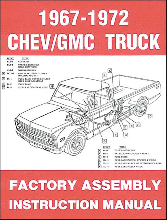 1967-72 Chevrolet / GMC Truck Assembly Manual