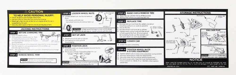 91-92 JACK INSTRUCTIONS DECAL