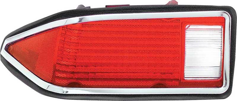 Tail Light Lens With Back-Up Lens, LH