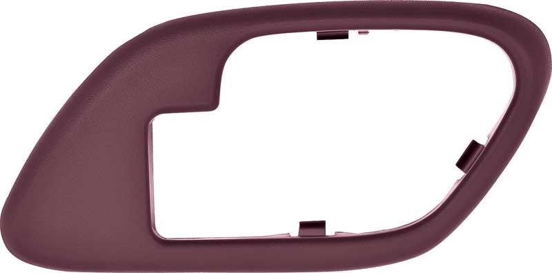 dörrhandtag inre 1995-02 GM C/K PICKUP TRUCK / SPORT UTILITY INNER DOOR HANDLE BEZEL W/O LOCK HOLE - RED; RH