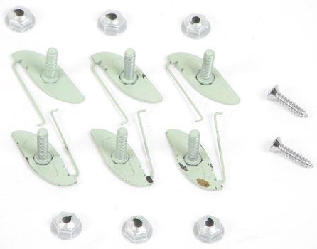 Eyebrow Molding Clip Set