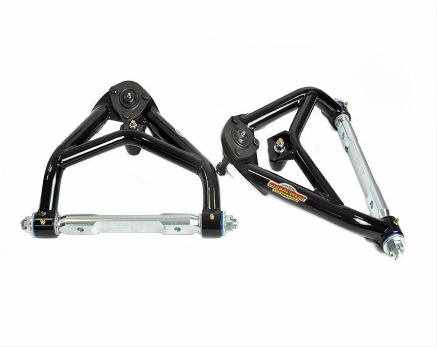 Control Arms, Tubular, Front, Upper, Steel, Black Powdercoated, Chevy, Pair