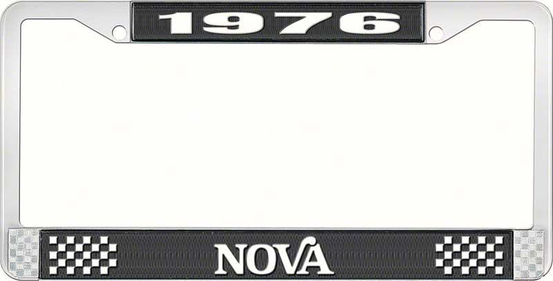 nummerplåtshållare, 1976 NOVA STYLE 2 svart