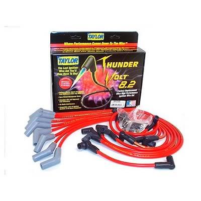 spark plug wire set, 8.2mm, red