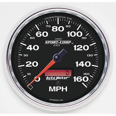 Speedometer 127mm 0-160mph Sport-comp 2 Electronic