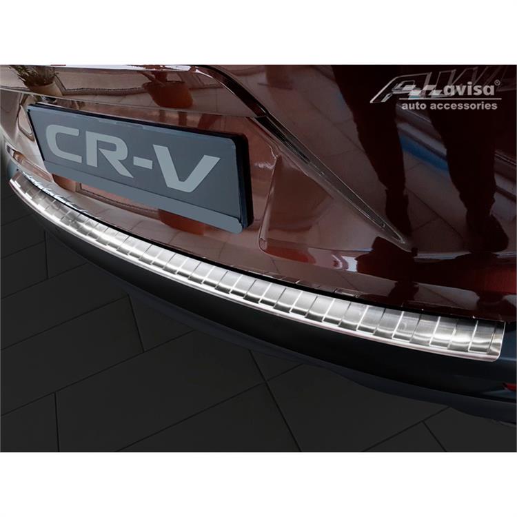 Stainless Steel Rear bumper protector suitable for Honda CR-V (CW) 2018- 'Ribs'