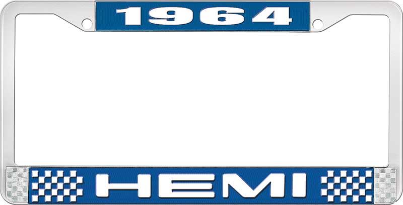 nummerplåtshållare, 1964 HEMI - blå