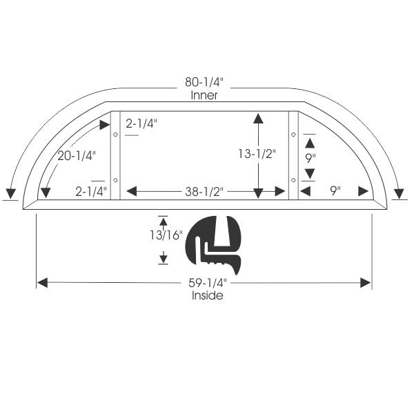 Rear Window Weatherstrip Seal