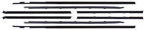 Belt Weatherstrip Kit, Doors and Rear Quarter Windows, 8 Pieces